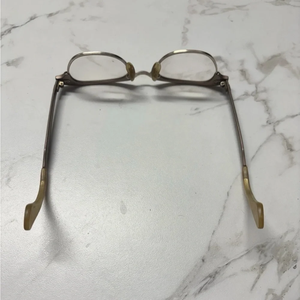 Vintage Style Cat Eye Rose Eyeglasses‎ with Gold Accents